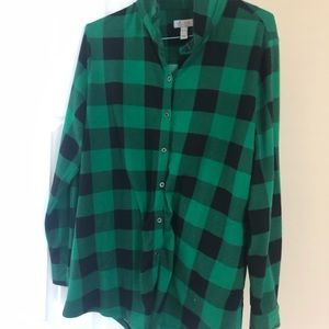 Ladies flannel shirt